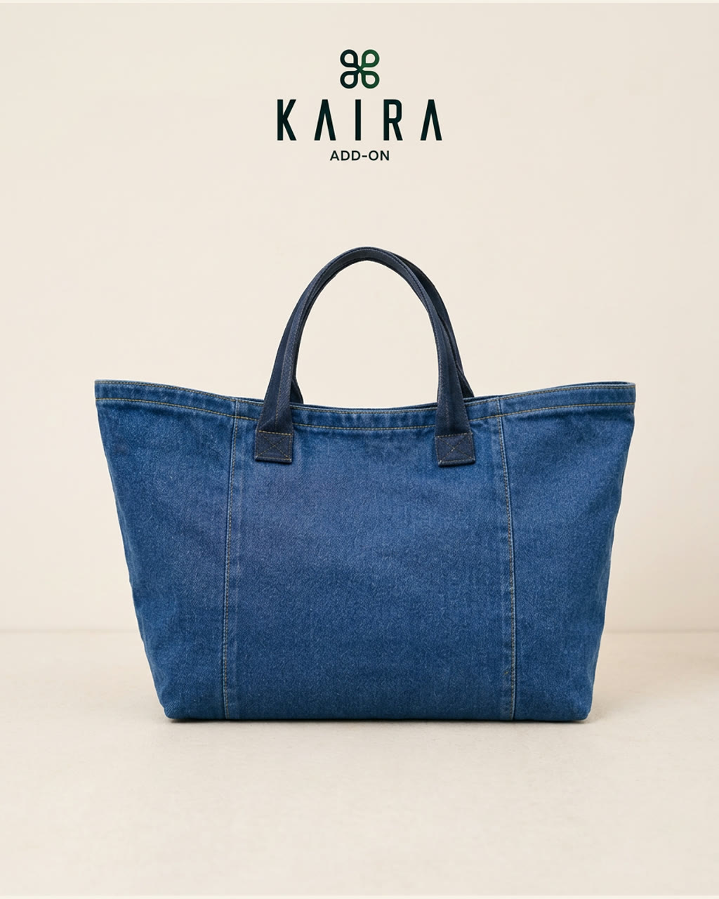 KAIRA.ADDON handcrafted denim tote suitable for sustainable gifting